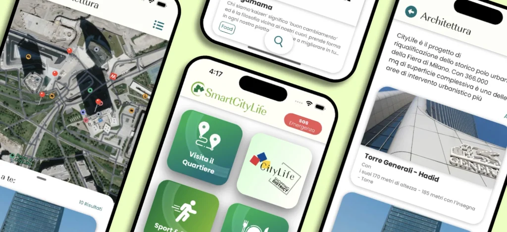 mockup smart city life