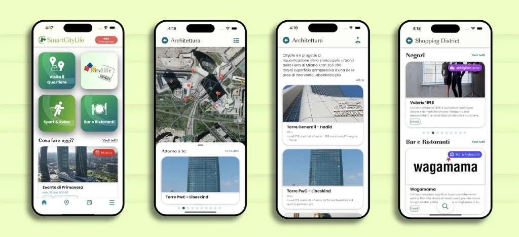 mockup smart city life